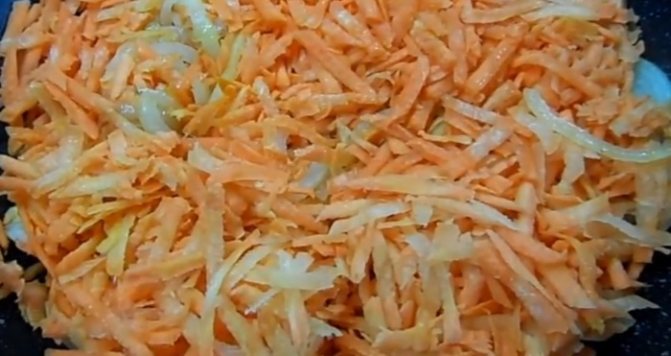 Филе минтая с морковью луком майонезом