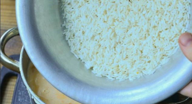 Как приготовить Рисовую кашу с тыквой на молоке
