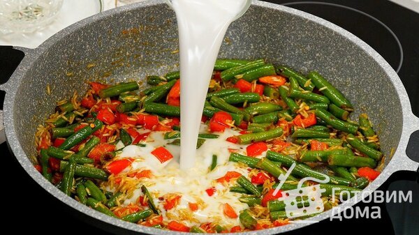 Кассероль с курицей, рисом, овощами и кокосовым молоком фото к рецепту 9