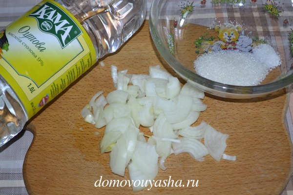 Маринованный лук для салата