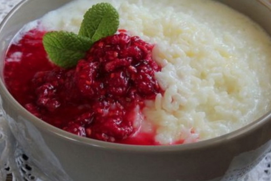 Десерт из каши рисовой