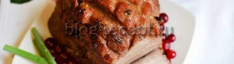 Шейка свиная запеченная в духовке