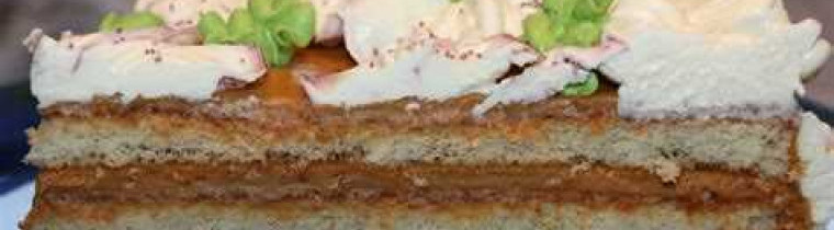 Торт бисквитный с кремом